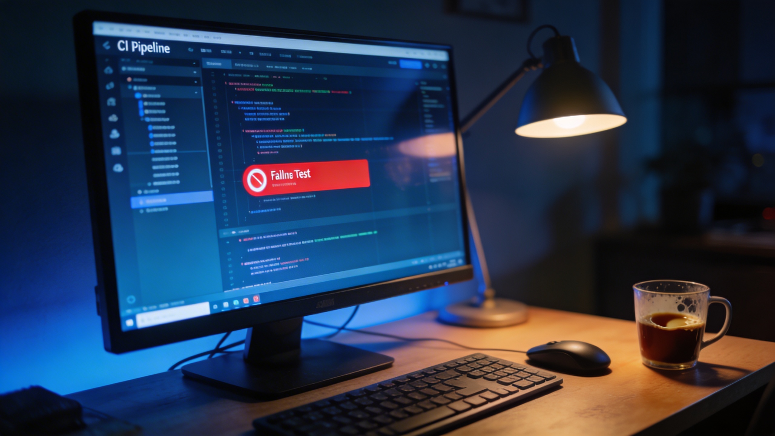 CI failing test debugging