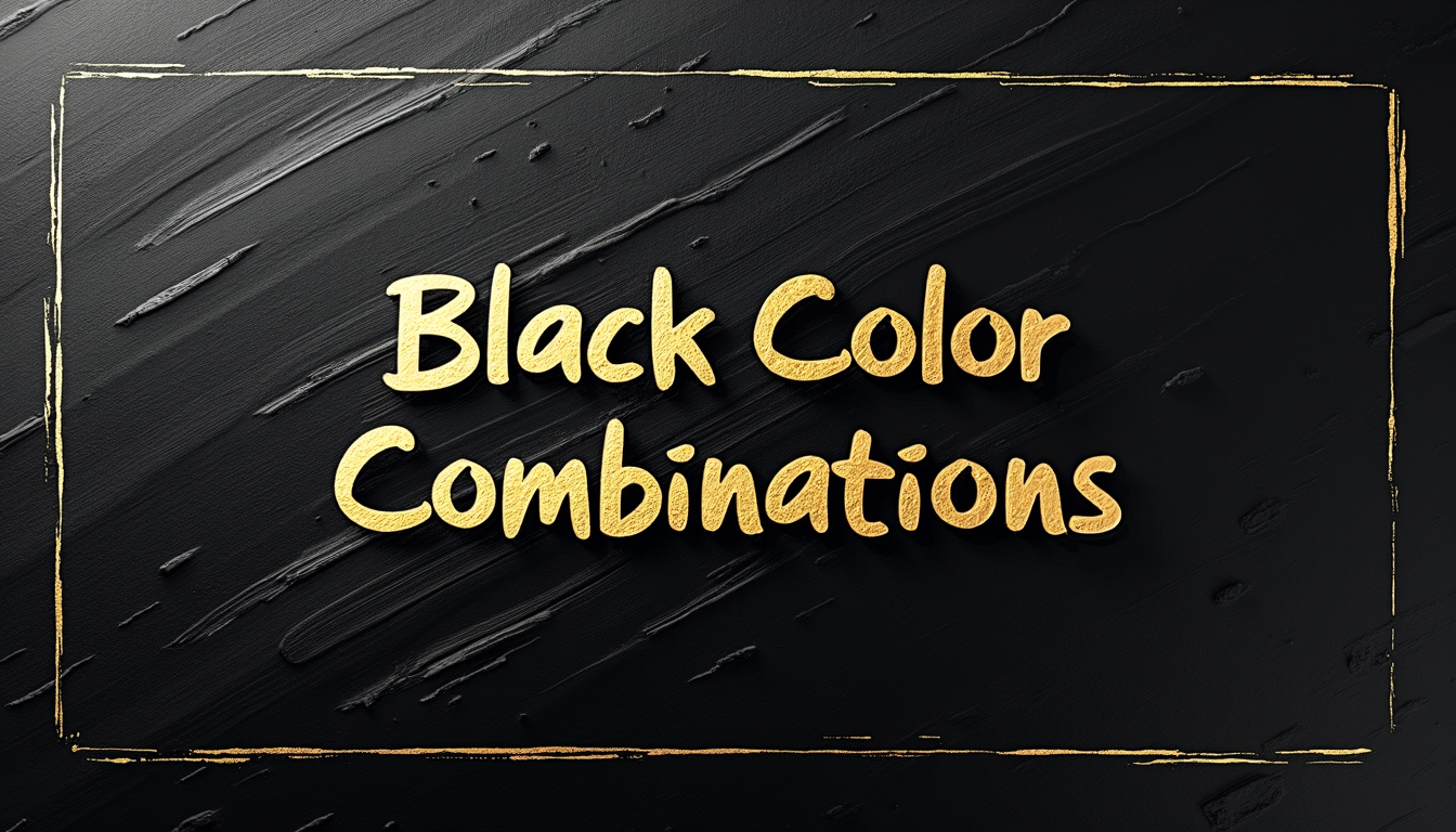 Best Black Color Combinations for Branding, Logos & Design (2025 Guide)